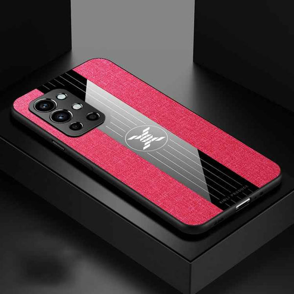 XINLI Stitching Cloth Texture Shockproof TPU Phone Case, For OnePlus 9R