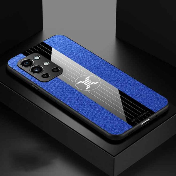 XINLI Stitching Cloth Texture Shockproof TPU Phone Case, For OnePlus 9R