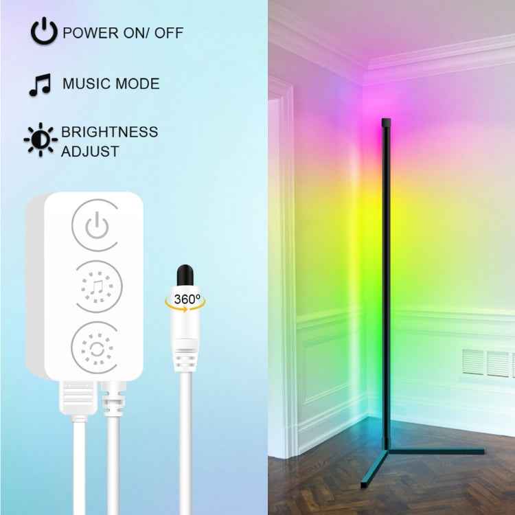 GVVOOHOME LED Symphony Remote Control Floor Atmosphere Light, Power Supply:USB