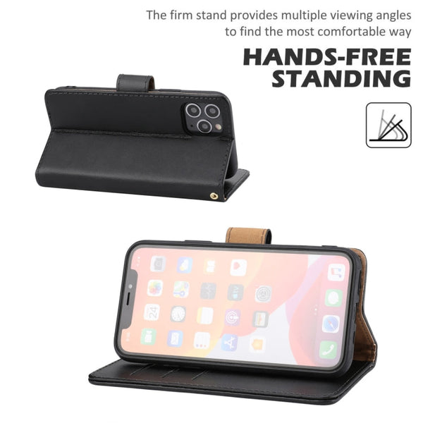 Plain Weave Genuine Leather Phone Case, For iPhone 11 Pro, For iPhone 11 Pro Max, For iPhone X / XS, For iPhone XR, For iPhone XS Max, For iPhone SE 2022 / SE 2020 / 8 / 7 / 6 / 6s