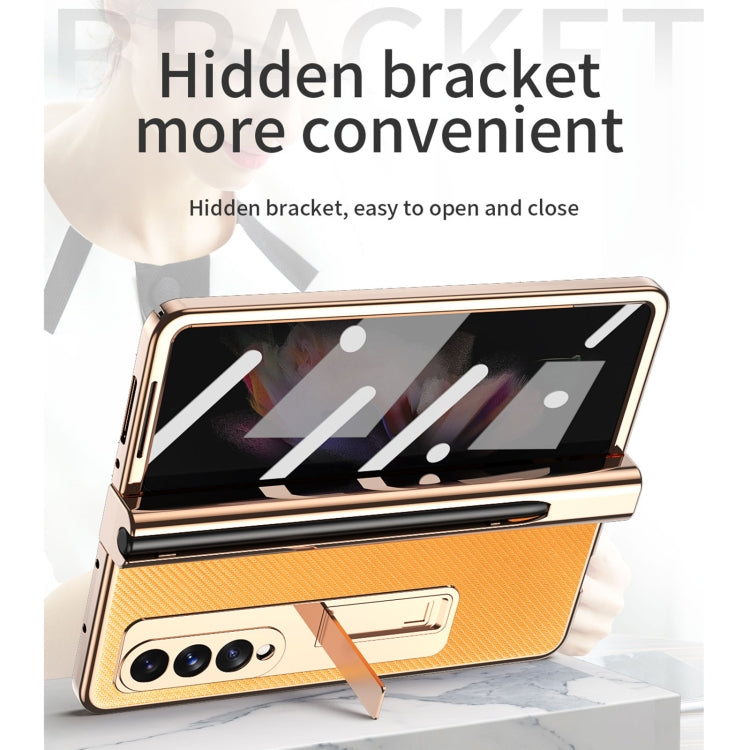 Electroplated Hinge Pen Slot Kevlar Phone Case