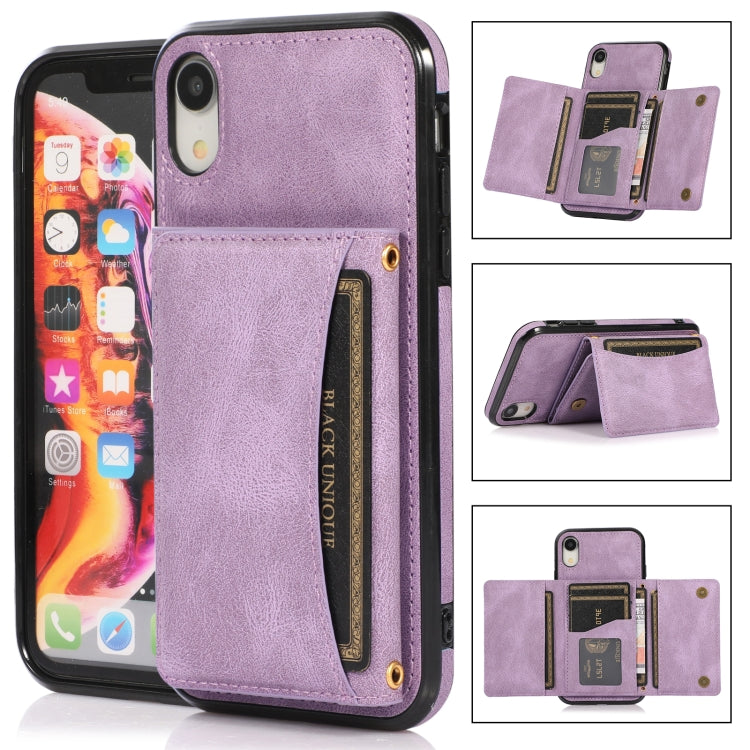 Three-fold Leather Phone Case with Card Slot & Wallet & Holder, For iPhone 11 Pro, For iPhone 11, For iPhone XR, For iPhone 8 Plus & 7 Plus