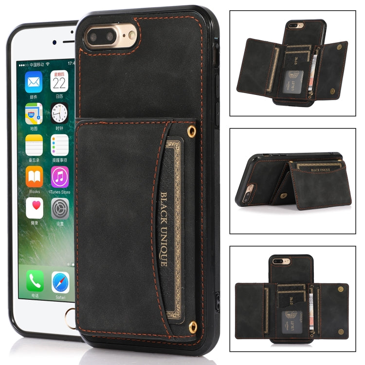 Three-fold Leather Phone Case with Card Slot & Wallet & Holder, For iPhone 11 Pro, For iPhone 11, For iPhone XR, For iPhone 8 Plus & 7 Plus