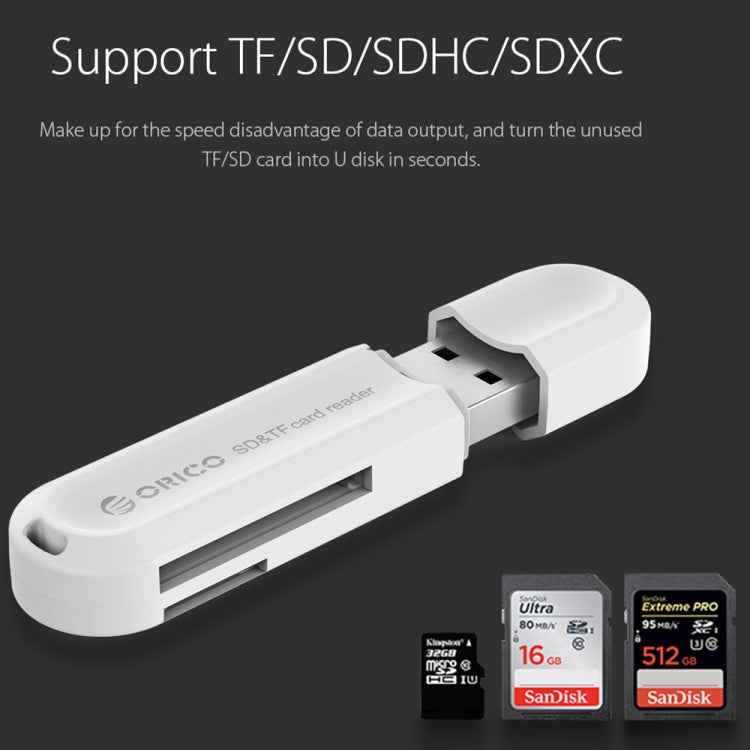 ORICO CRS21 USB3.0 TF / SD Card Reader(Black)
