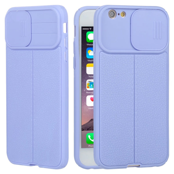 Litchi Texture Sliding Camshield TPU Protective Phone Case, For iPhone 6, For iPhone 6 Plus, For iPhone 8 Plus & 7 Plus, For iPhone XS Max
