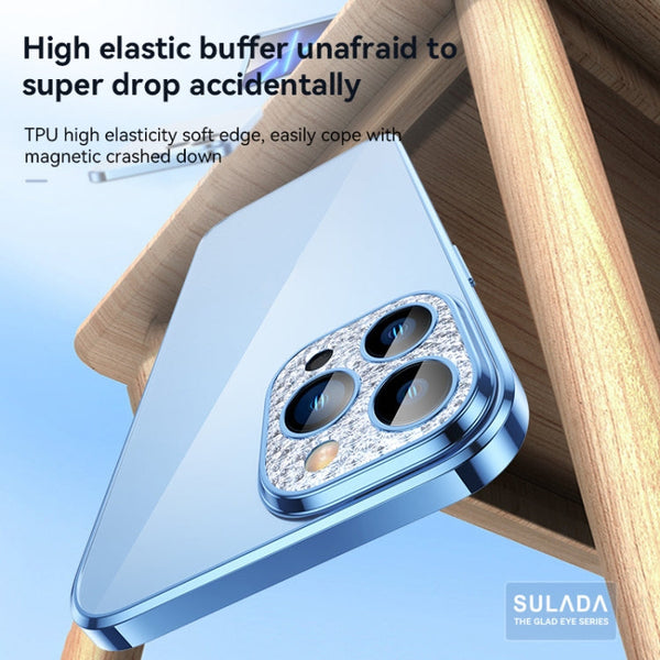 SULADA Diamond Lens Protector Plated Frosted Case