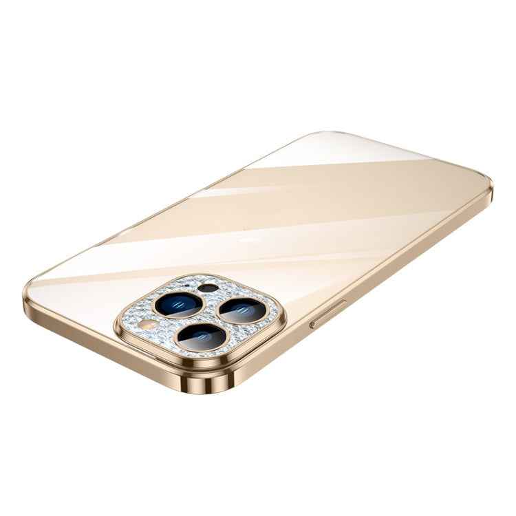 SULADA Diamond Lens Protector Plated Frosted Case, For iPhone 13, For iPhone 13 Pro, For iPhone 13 Pro Max, For iPhone 12, For iPhone 12 Pro