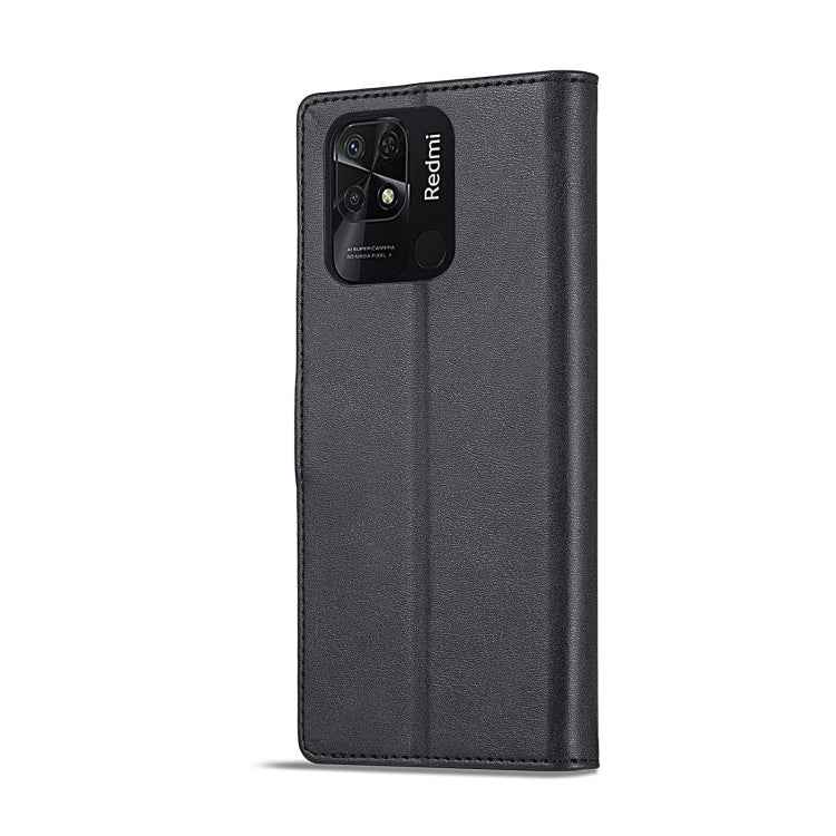 LC.IMEEKE Calf Texture Leather Phone Case, For Xiaomi Redmi 10C