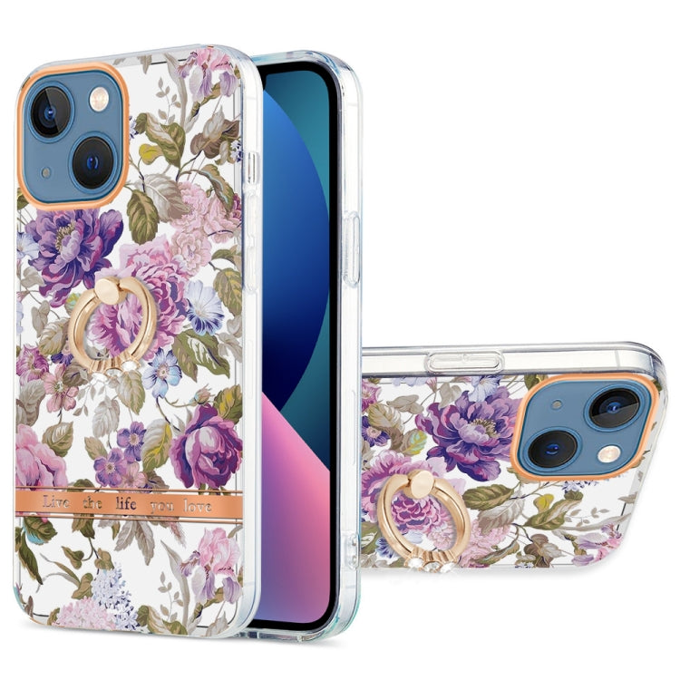 Ring IMD Flowers TPU Phone Case, For iPhone 13 mini, For iPhone 13, For iPhone 13 Pro, For iPhone 13 Pro Max