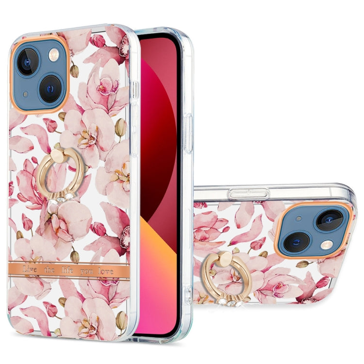 Ring IMD Flowers TPU Phone Case, For iPhone 13 mini, For iPhone 13, For iPhone 13 Pro, For iPhone 13 Pro Max