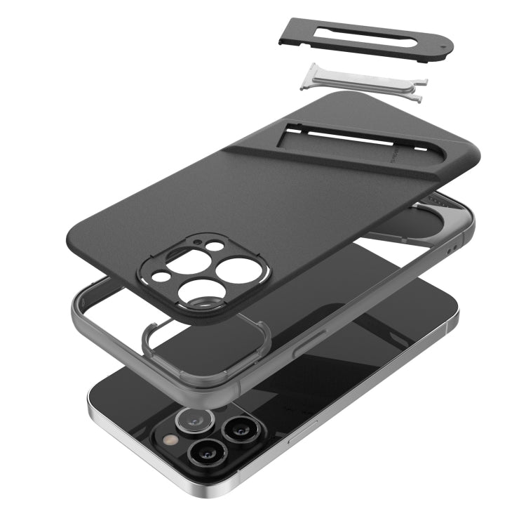 Invisible Holder TPU + PC Phone Case, For iPhone 12 Pro, For iPhone 12 Pro Max