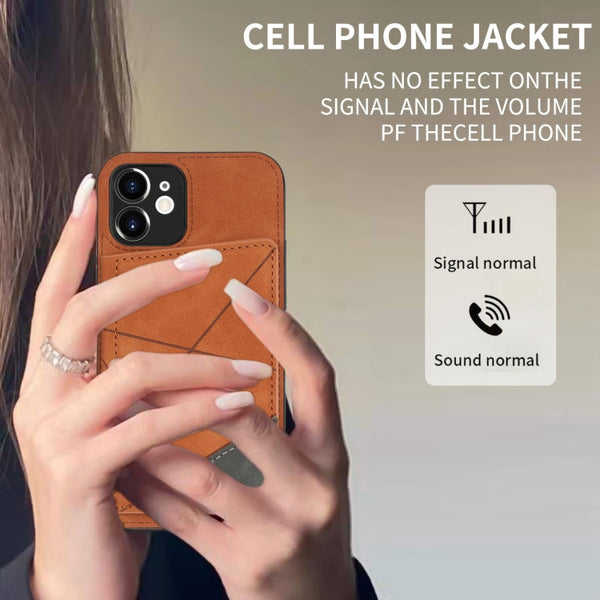 Line Card Holder Phone Case, For iPhone 12 mini, For iPhone 12, For iPhone 12 Pro, For iPhone 12 Pro Max