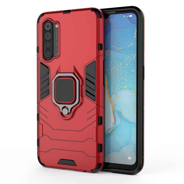 PC + TPU Shockproof Protective Case with Magnetic Ring Holder, For Huawei P40, For OPPO A91, For OPPO Reno3