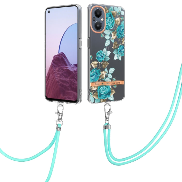 Flowers Series TPU Phone Case with Lanyard