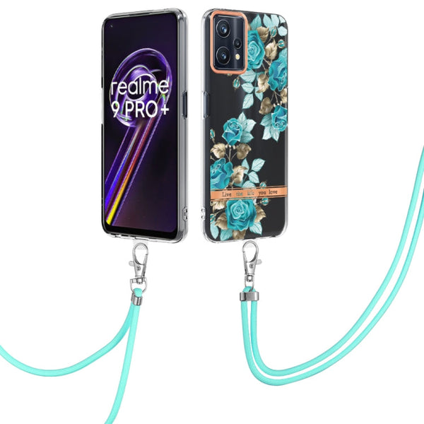 Flowers Series TPU Phone Case with Lanyard