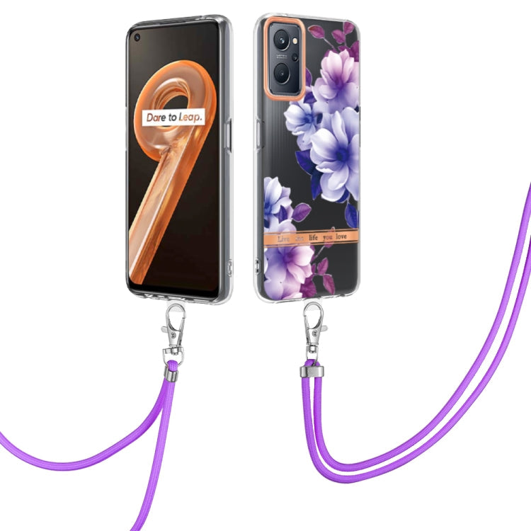Flowers Series TPU Phone Case with Lanyard