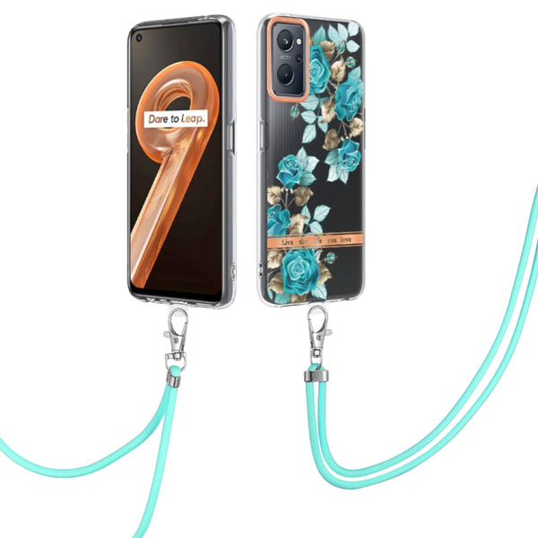 Flowers Series TPU Phone Case with Lanyard
