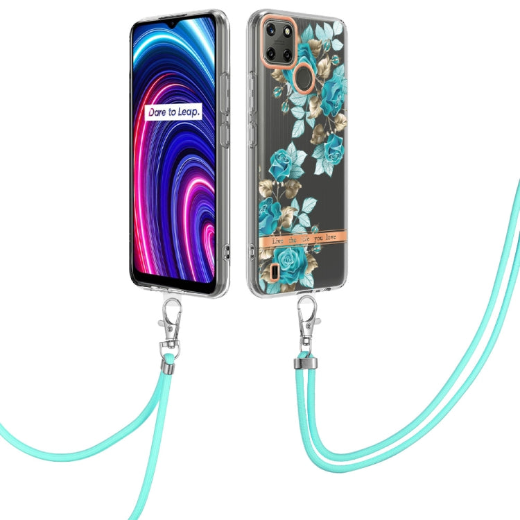 Flowers Series TPU Phone Case with Lanyard