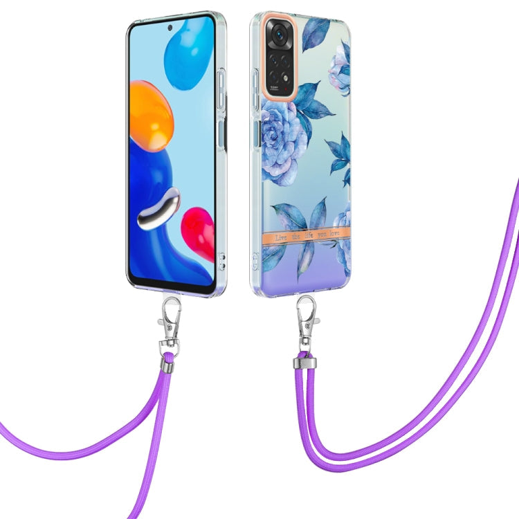 Flowers Series TPU Phone Case with Lanyard