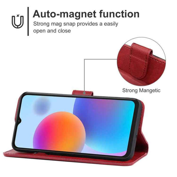 For ZTE Blade A72 5G 2022 Leather Phone Case(Red)