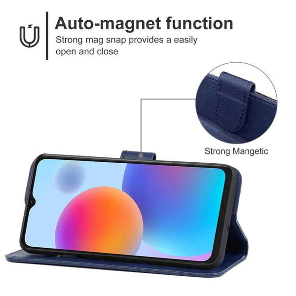 For ZTE Blade A72 5G 2022 Leather Phone Case(Blue)