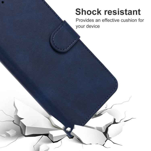 For ZTE Blade A72 5G 2022 Leather Phone Case(Blue)