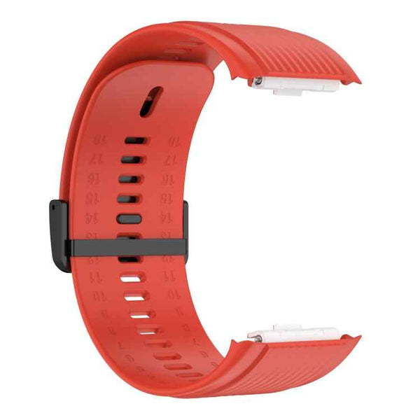 Solid Color Silicone Watch Band with Buckle, For Huawei Watch D