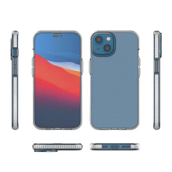 Two-color Transparent TPU Phone Case, For iPhone 14 Plus