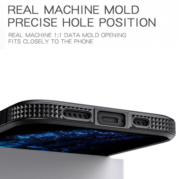 Carbon Fiber Four-corner Airbag Shockproof Case, For iPhone 14 Pro Max, For iPhone 14 Pro, For iPhone 14 Plus