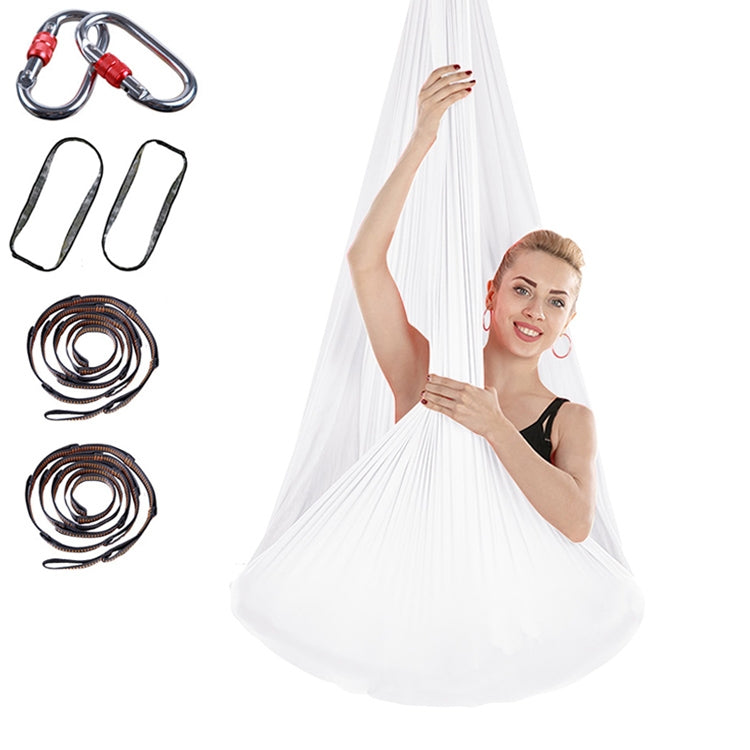Indoor Anti-gravity Yoga Knot-free Aerial Yoga Hammock with Buckle / Extension Strap, Size: 400x280cm