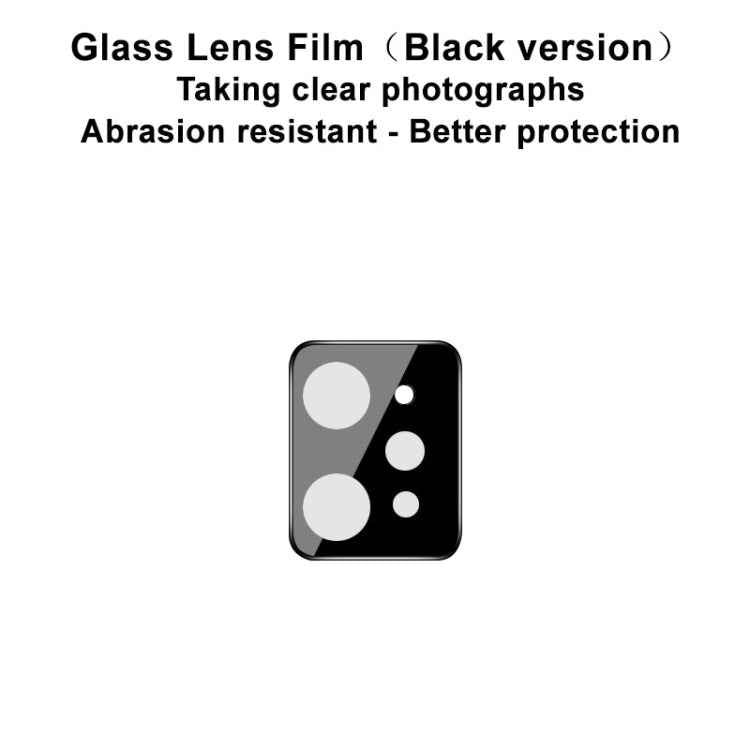 For OPPO Realme C31 IMAK Rear Camera Lens Glass Film Black Version