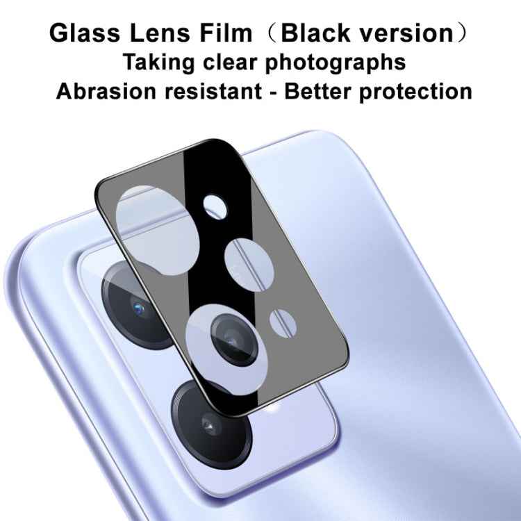 For OPPO Realme C31 IMAK Rear Camera Lens Glass Film Black Version