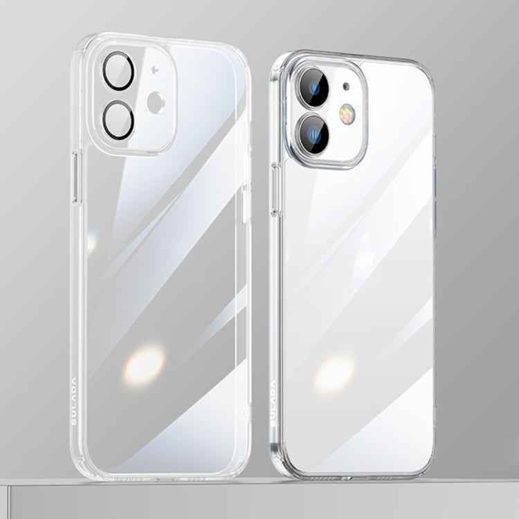 SULADA Crytal Steel Series Diamond Glass + TPU Phone Case, For iPhone 13, For iPhone 13 Pro, For iPhone 13 Pro Max, For iPhone 12, For iPhone 12 Pro, For iPhone 12 Pro Max