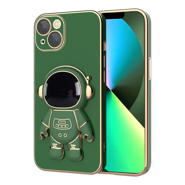 Plating Astronaut Holder Phone Case, For iPhone 12 Pro Max, For iPhone 12 Pro