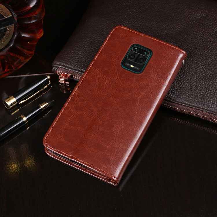 idewei Crazy Horse Texture Horizontal Flip Leather Case with Holder & Card Slots & Wallet, For Xiaomi Redmi Note 9 Pro, For Xiaomi Redmi Note 9 Pro Max, For Galaxy A11
