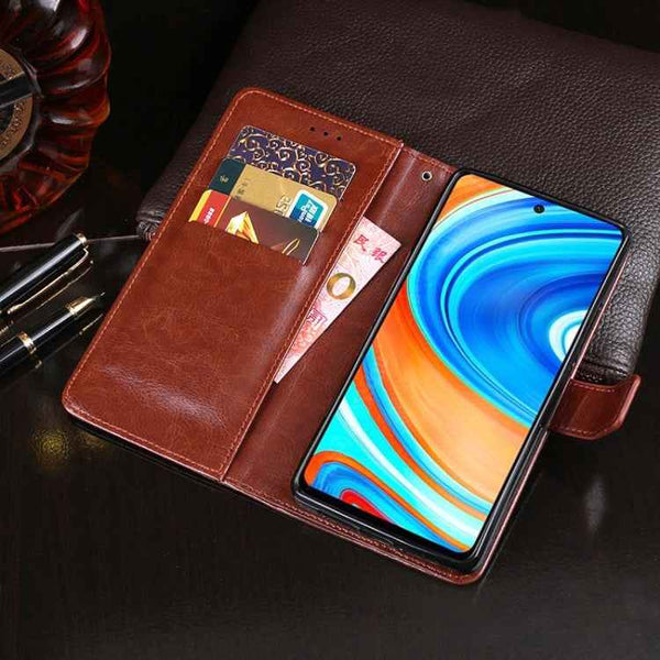 idewei Crazy Horse Texture Horizontal Flip Leather Case with Holder & Card Slots & Wallet, For Xiaomi Redmi Note 9 Pro, For Xiaomi Redmi Note 9 Pro Max, For Galaxy A11