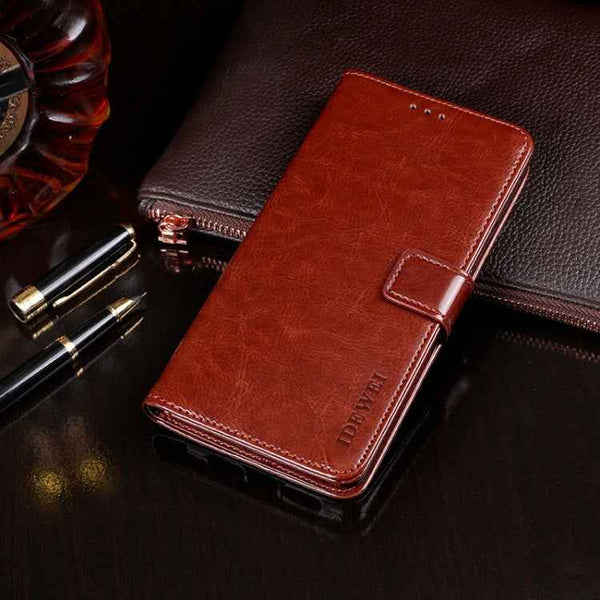idewei Crazy Horse Texture Horizontal Flip Leather Case with Holder & Card Slots & Wallet, For Xiaomi Redmi K30 Pro