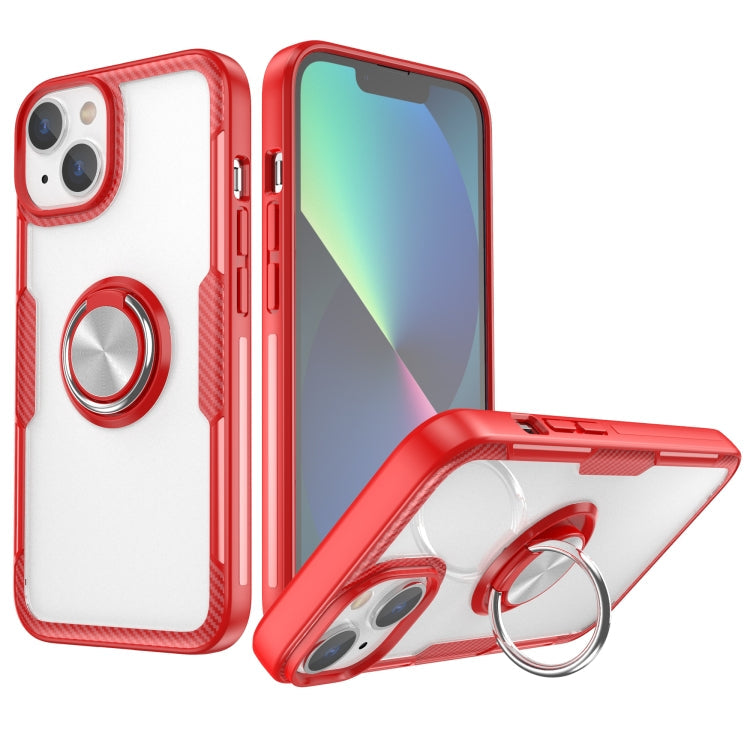 Shockproof Transparent TPU + Acrylic Protective Phone Case with Ring Holder, For iPhone 14 Pro, For iPhone 14 Max, For iPhone 14