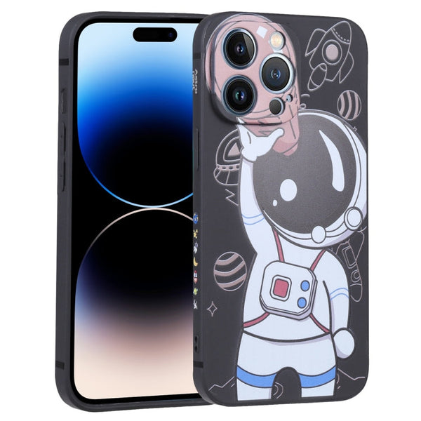 Spaceman Binoculars Phone Case, For iPhone 14 Plus, For iPhone 14 Pro Max, For iPhone 14, For iPhone 14 Pro