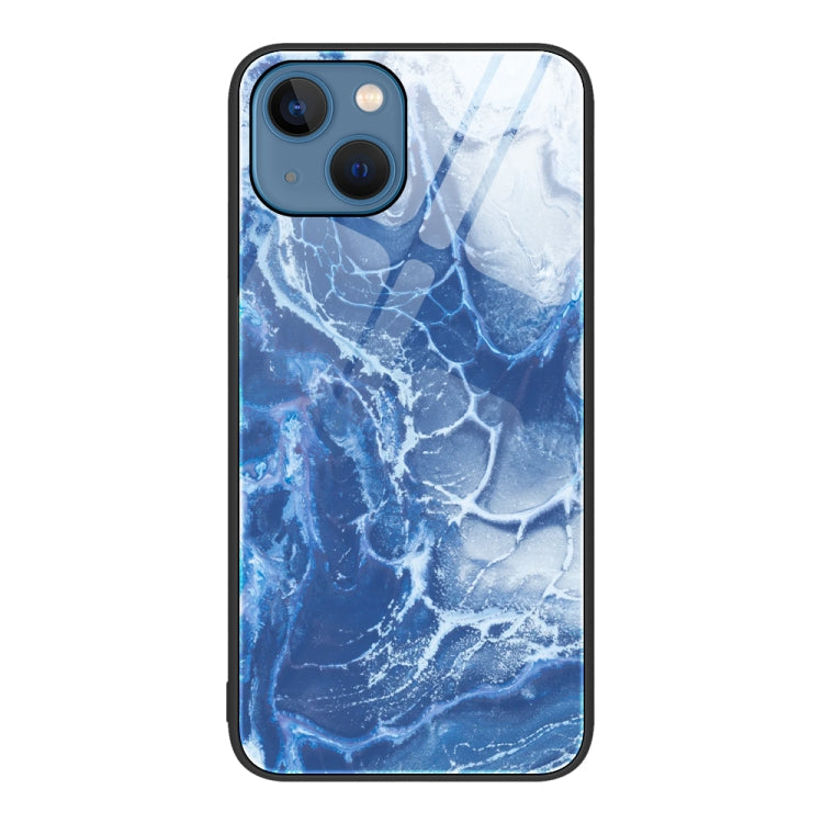 Marble Pattern Glass Protective Phone Case, For iPhone 14, For iPhone 1XR, For iPhone XS Max
