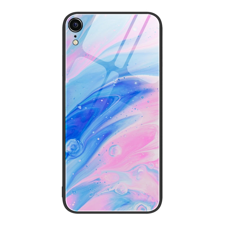Marble Pattern Glass Protective Phone Case, For iPhone 14, For iPhone 1XR, For iPhone XS Max