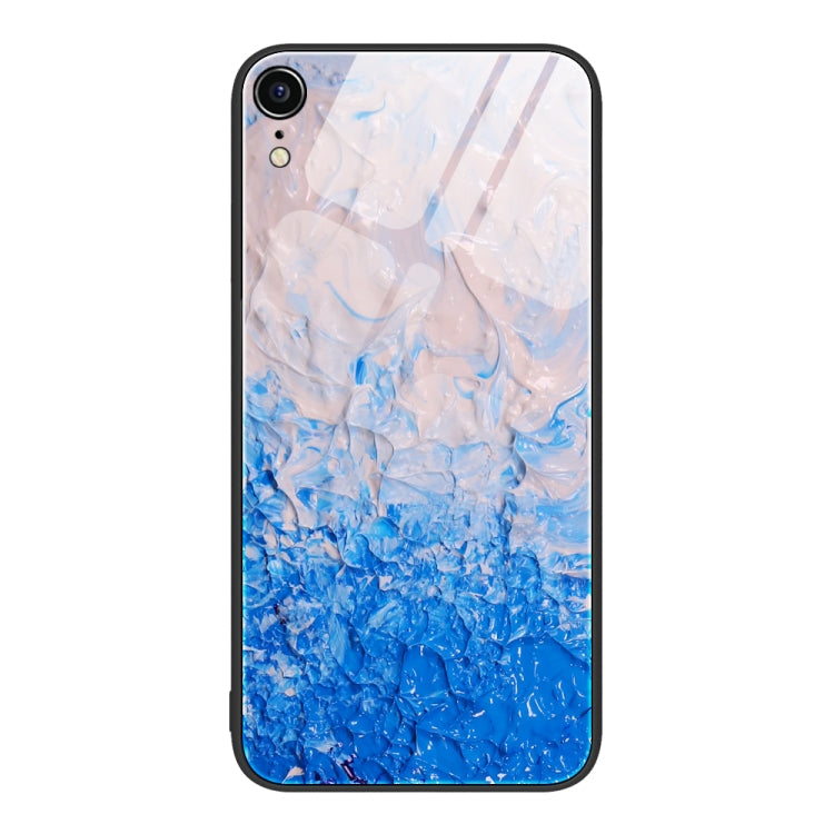 Marble Pattern Glass Protective Phone Case, For iPhone 14, For iPhone 1XR, For iPhone XS Max