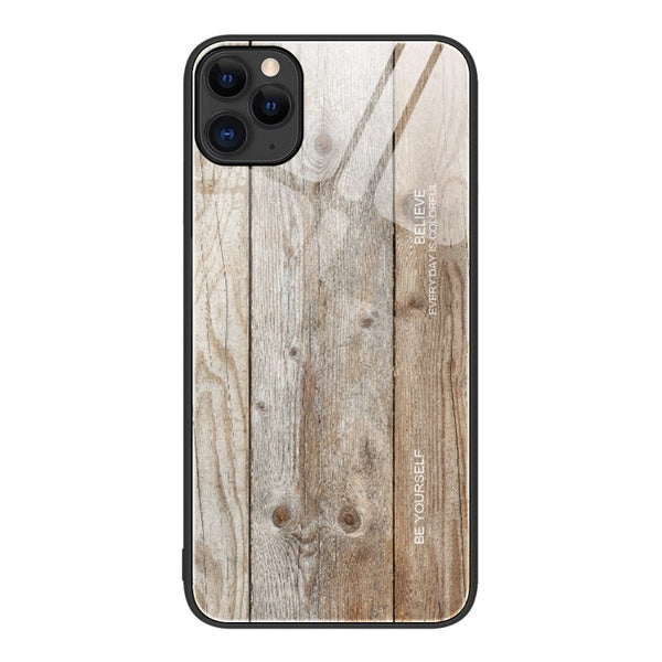 Wood Grain Glass Protective Case, For iPhone 11 Pro Max, For iPhone 13 Pro Max, For iPhone 13 Pro, For iPhone 13