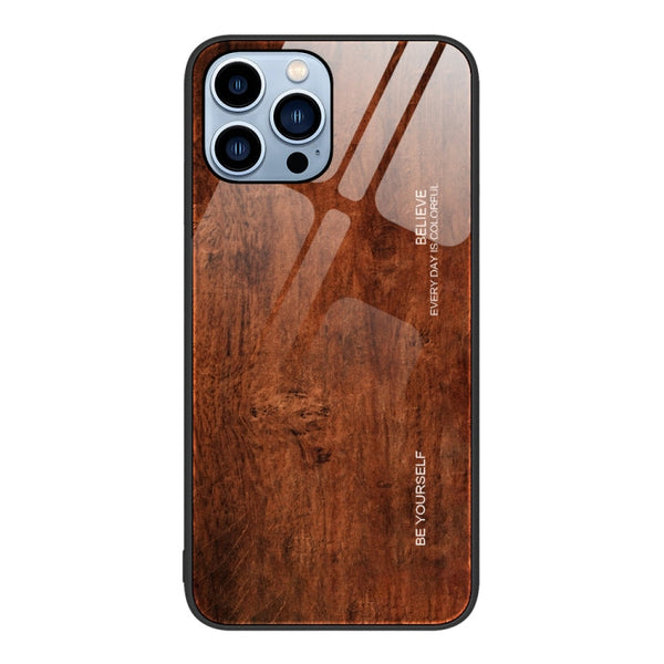 Wood Grain Glass Protective Case, For iPhone 11 Pro Max, For iPhone 13 Pro Max, For iPhone 13 Pro, For iPhone 13
