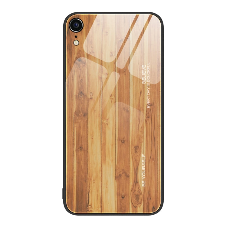 Wood Grain Glass Protective Case, For iPhone XR, For iPhone XS Max, For iPhone 11 Pro, For iPhone 14 Pro Max