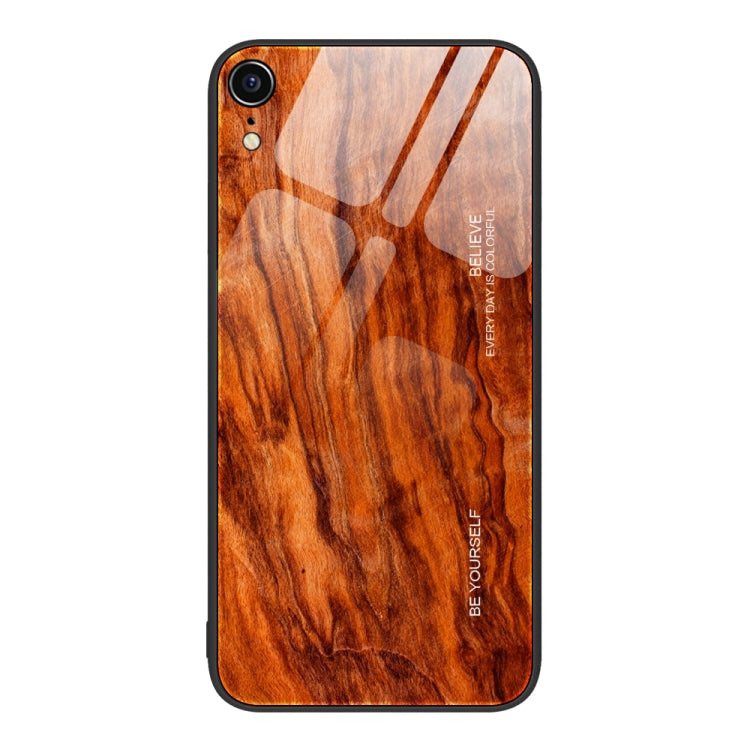 Wood Grain Glass Protective Case, For iPhone XR, For iPhone XS Max, For iPhone 11 Pro, For iPhone 14 Pro Max