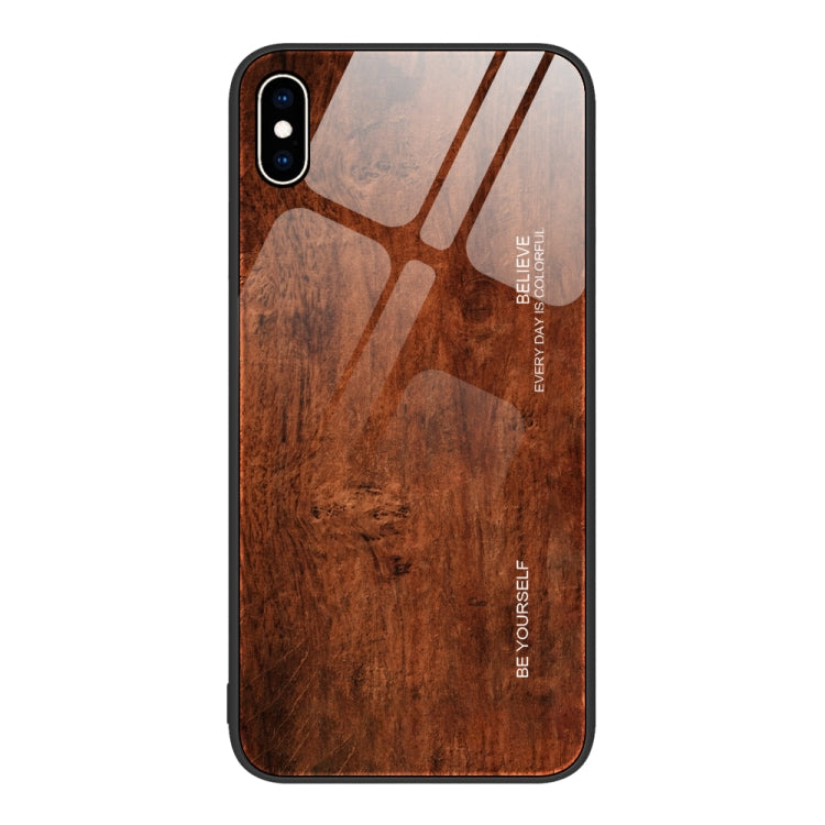 Wood Grain Glass Protective Case, For iPhone XR, For iPhone XS Max, For iPhone 11 Pro, For iPhone 14 Pro Max