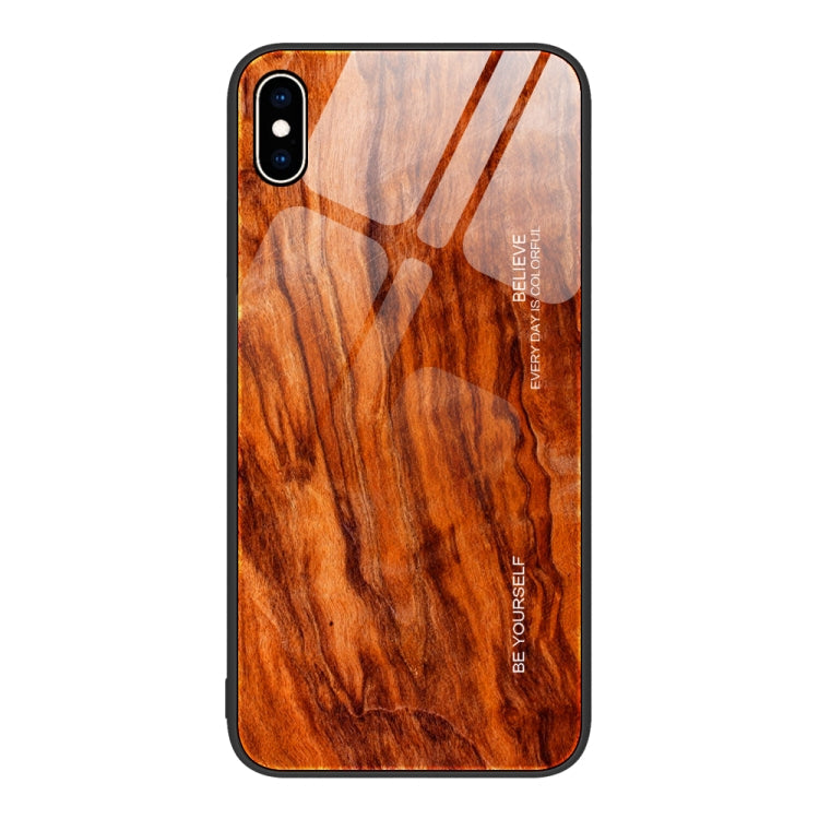 Wood Grain Glass Protective Case, For iPhone XR, For iPhone XS Max, For iPhone 11 Pro, For iPhone 14 Pro Max