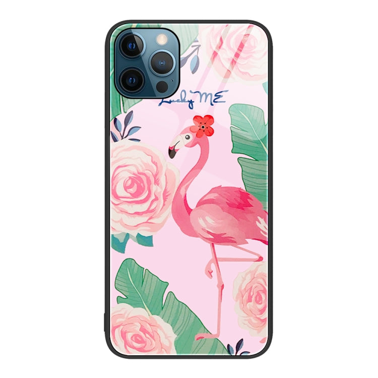 Colorful Painted Glass Phone Case, For iPhone 12 Pro Max
