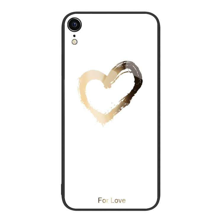 Colorful Painted Glass Phone Case, For iPhone XR